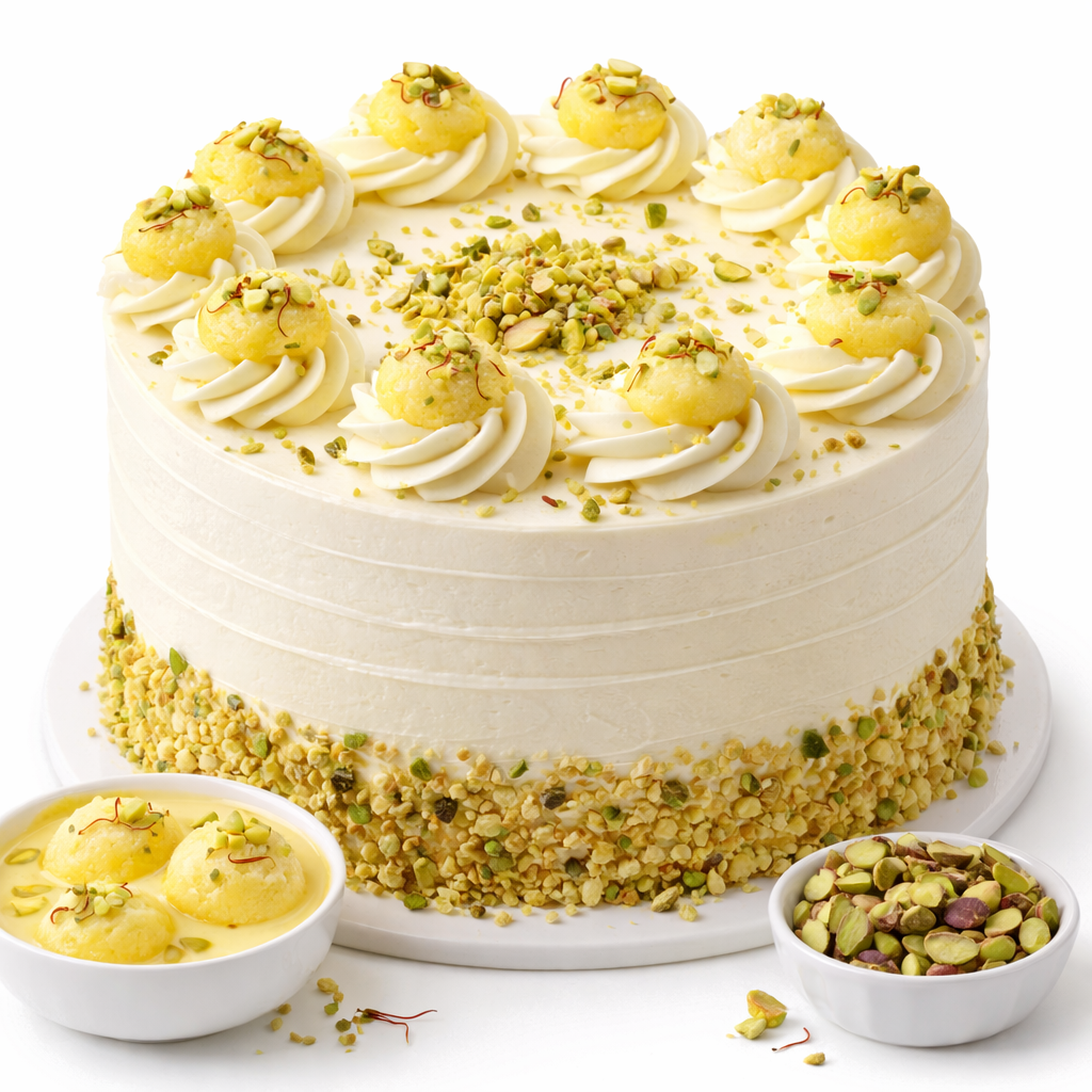 Rasmalai Cake
